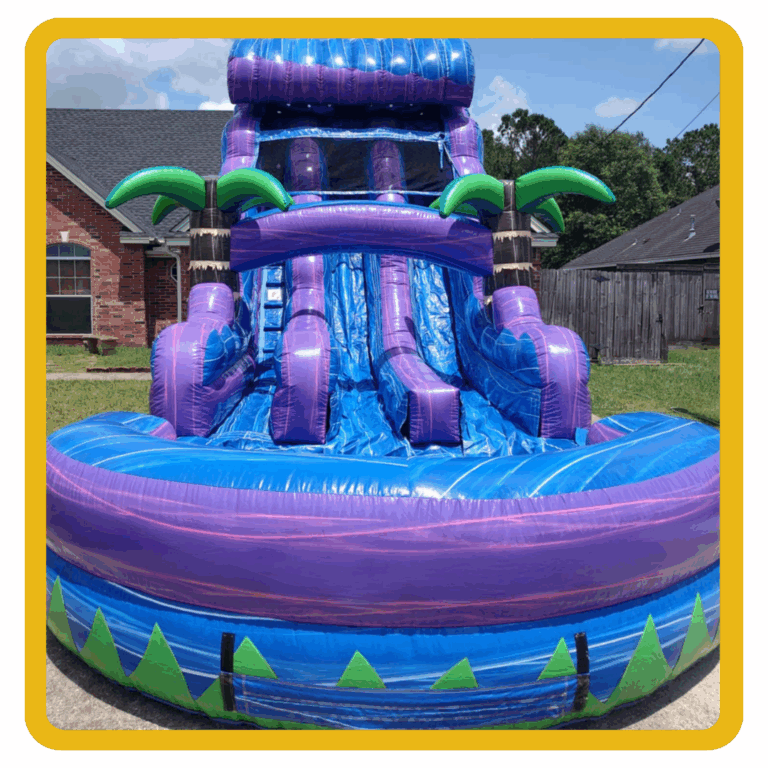 18ft purple rush dual lane 13Wx36Lx18H